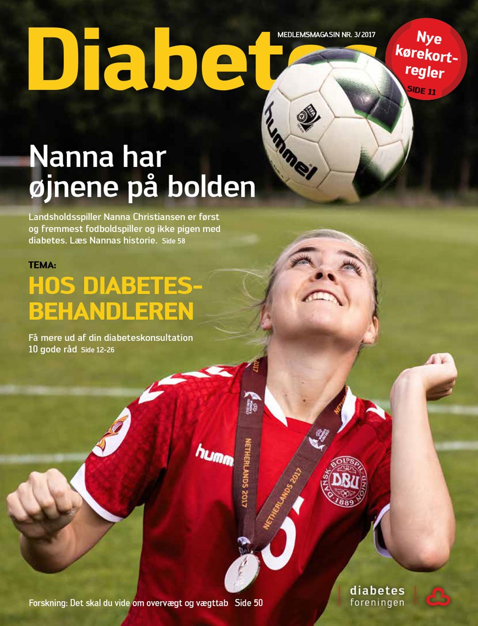  Forside af magasinet Diabetes september 2017