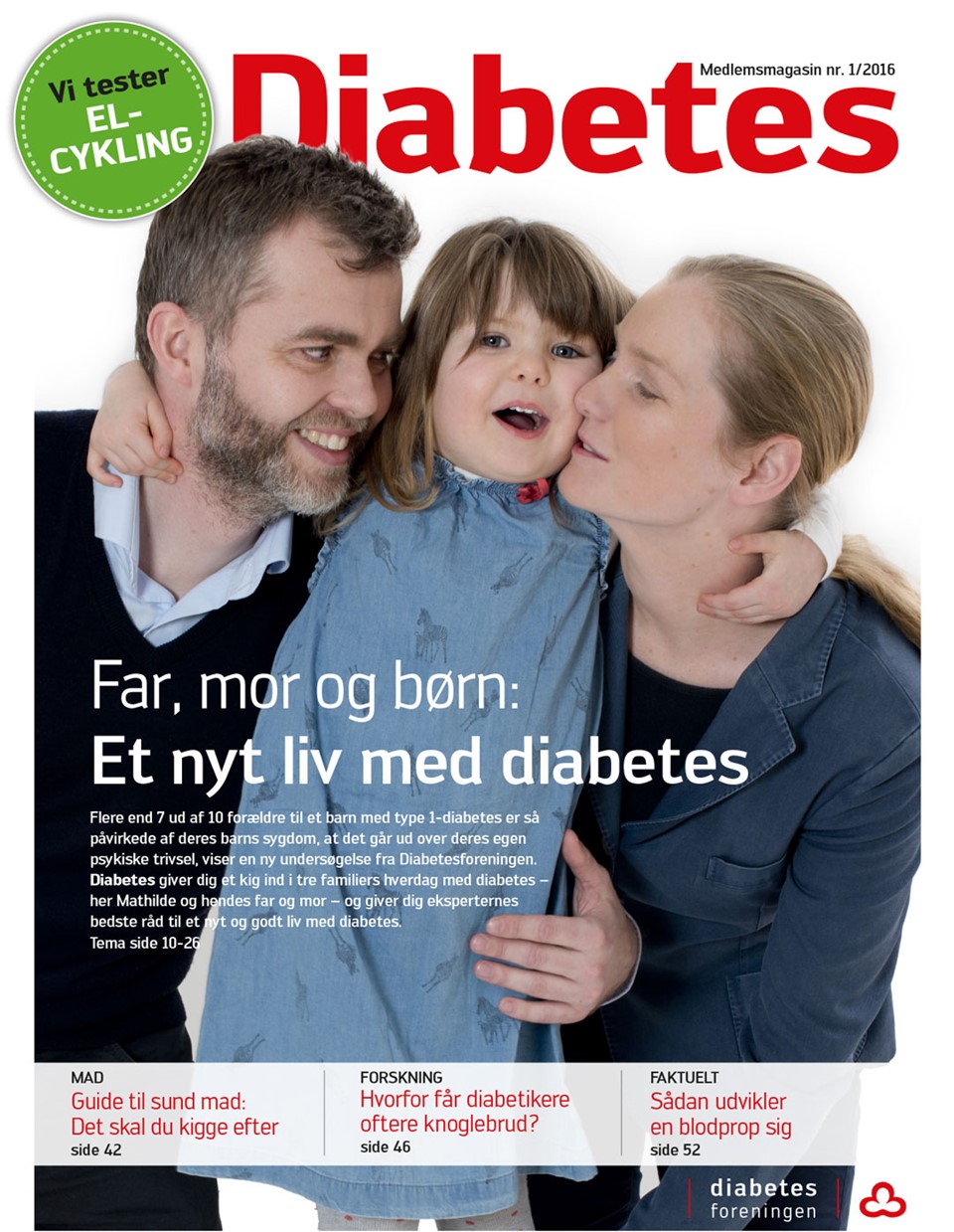  Forside af magasinet Diabetes februar 2016
