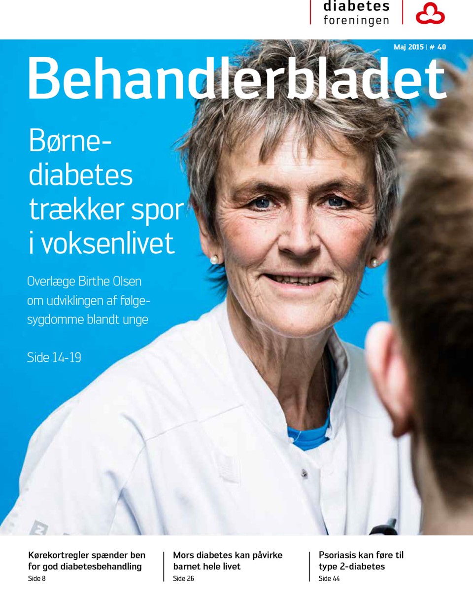 Forsiden af Behandlerbladet Maj 2015