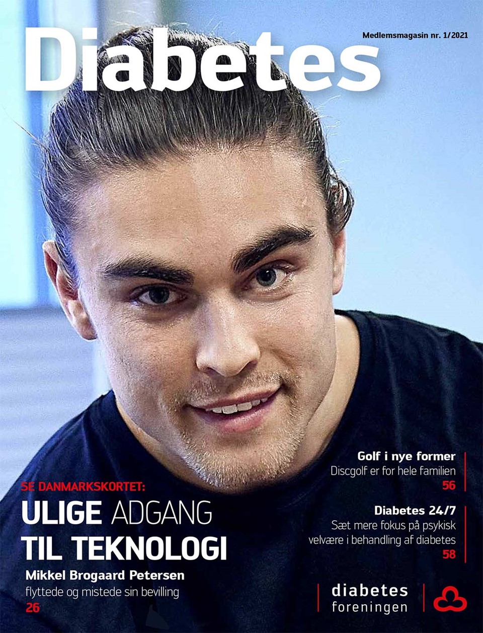  Forside af magasinet Diabetes marts 2021