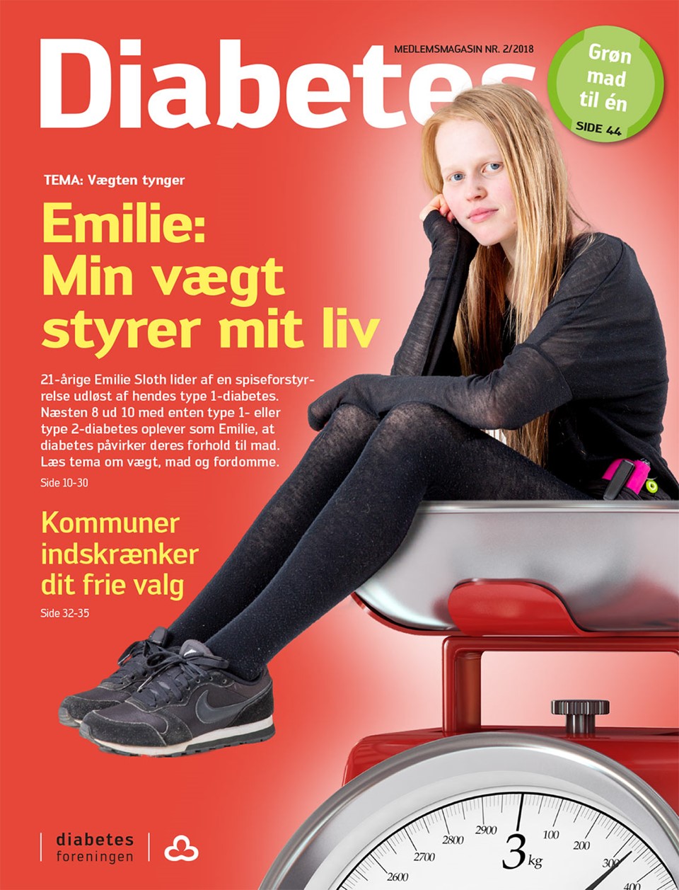  Forside af magasinet Diabetes maj 2018