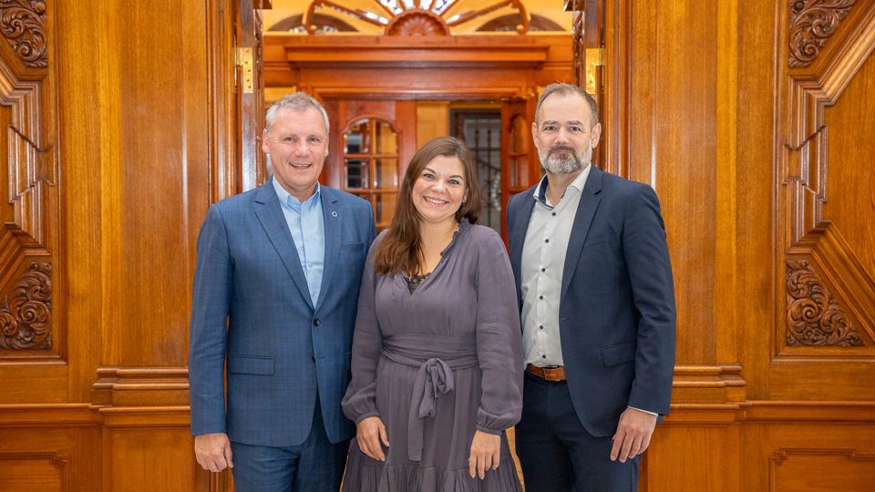 Claus Richter, Anja Verhaug og Jacob Bundsgaard 