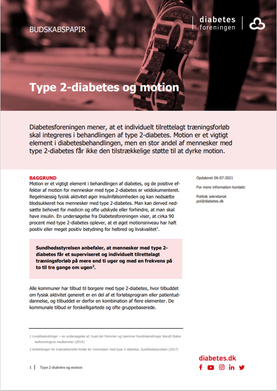 Udklip: Type 2-diabetes og motion