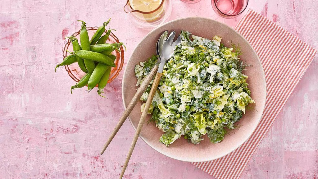 Ærtesalat med mormordressing