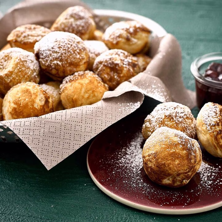 Fyldte æbleskiver