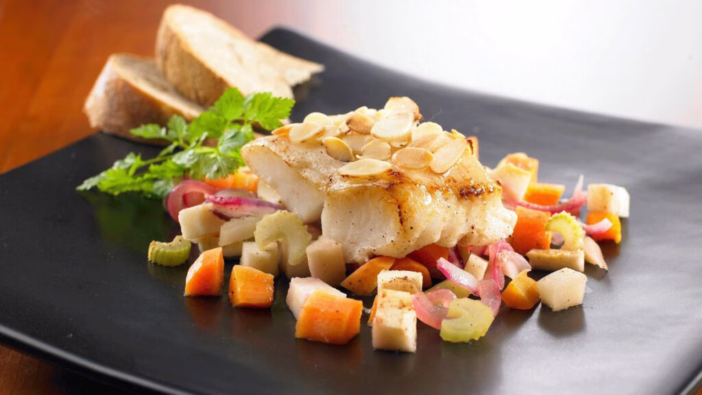 Hellefisk med et strejf af jul