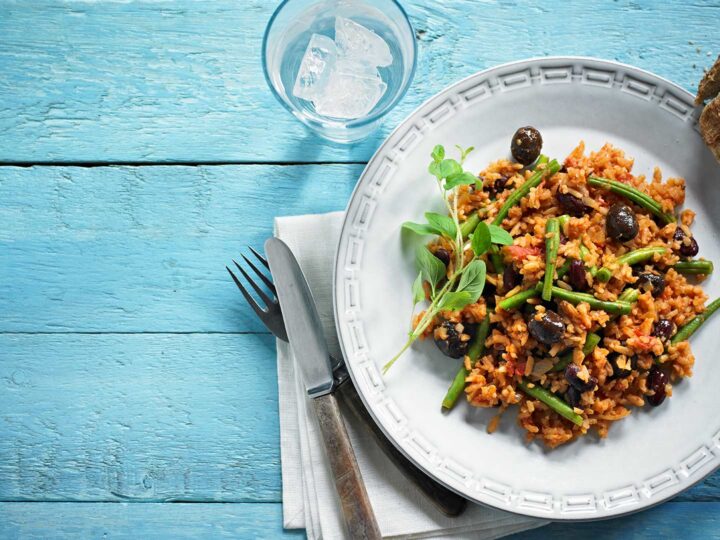 Tomatrisotto med bønner